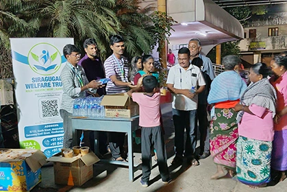 Food Distribution for Sanitation Workers