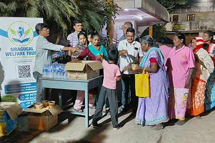 Food Distribution for Sanitation Workers